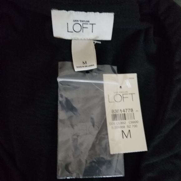 👄👄ANN TAYLOR LOFT RUFFLES 3/4 SLEEVE BLOUSE - Picture 5 of 7